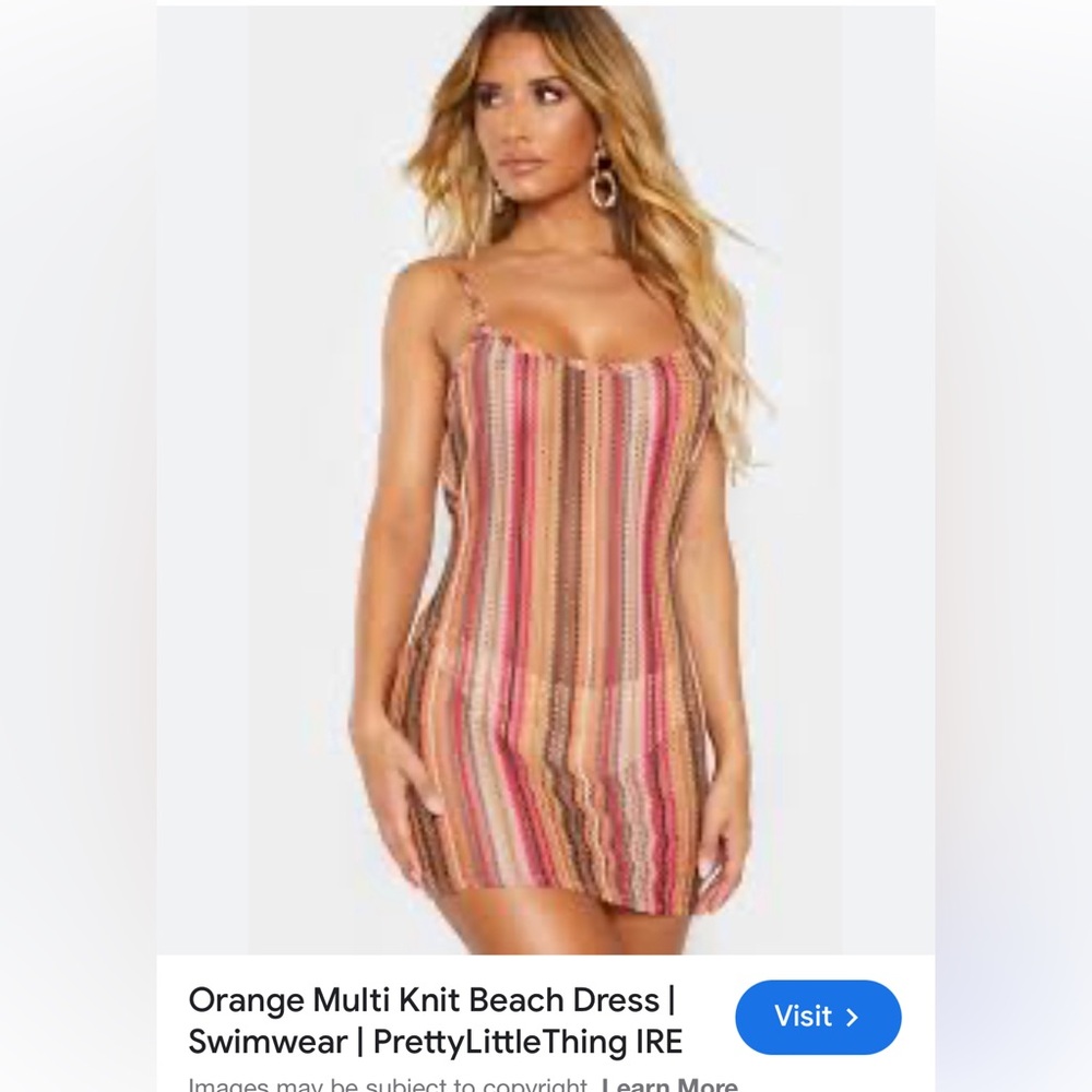 Swim cover up dress
